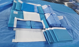 DISPOSABLE CLOTHING FOR LAPAROTOMY